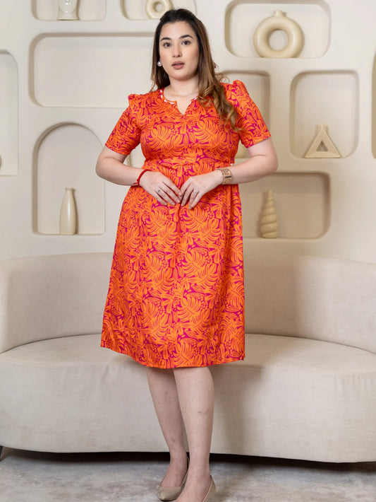 FIEREY FLORAL DRESS - Silaye