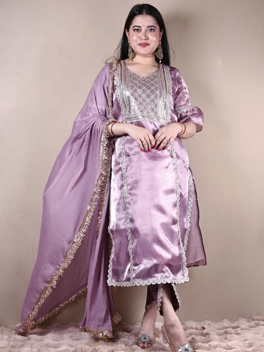 LILAC SUIT SET - Silaye