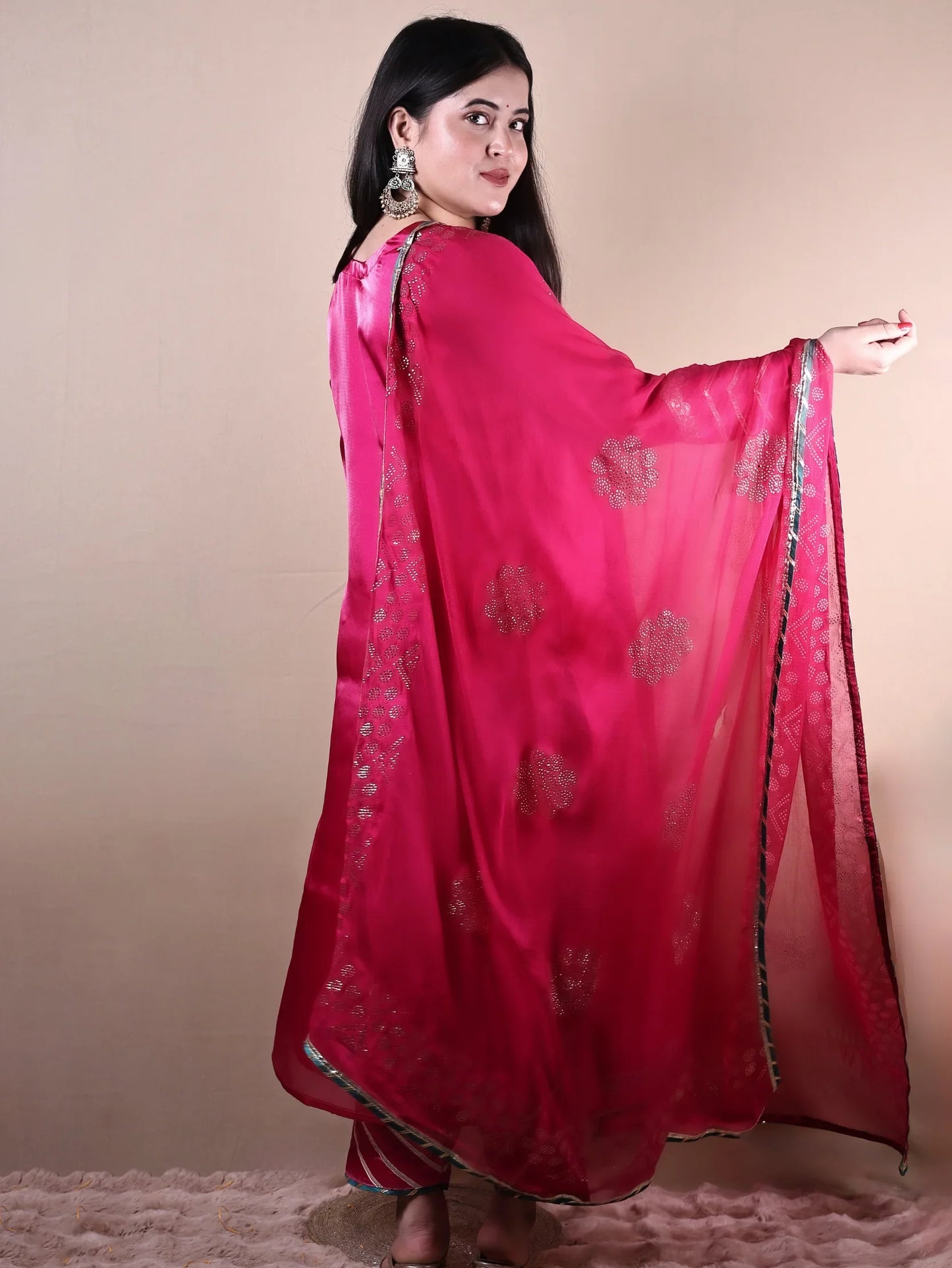 PINK SALWAR SET - Silaye