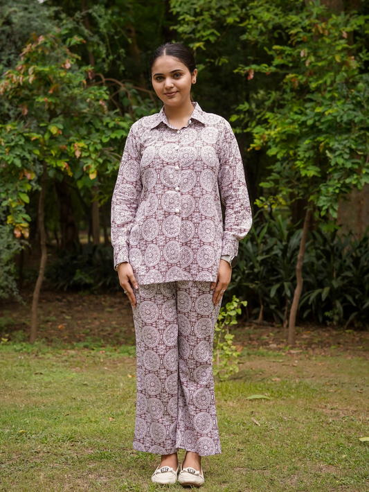 BROWN CO–ORD SET - Silaye