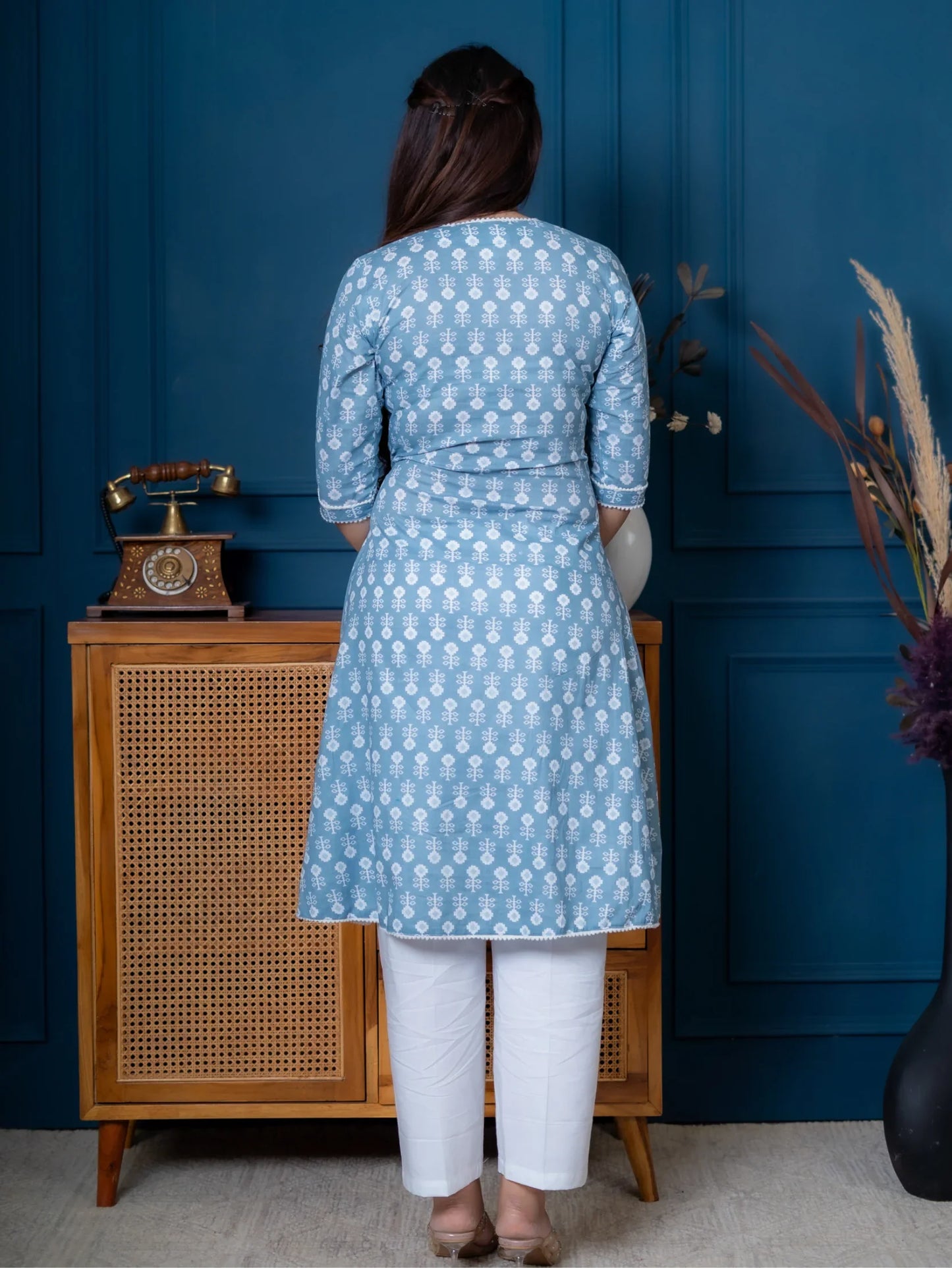 ANGRAKHA KURTA SET - Silaye