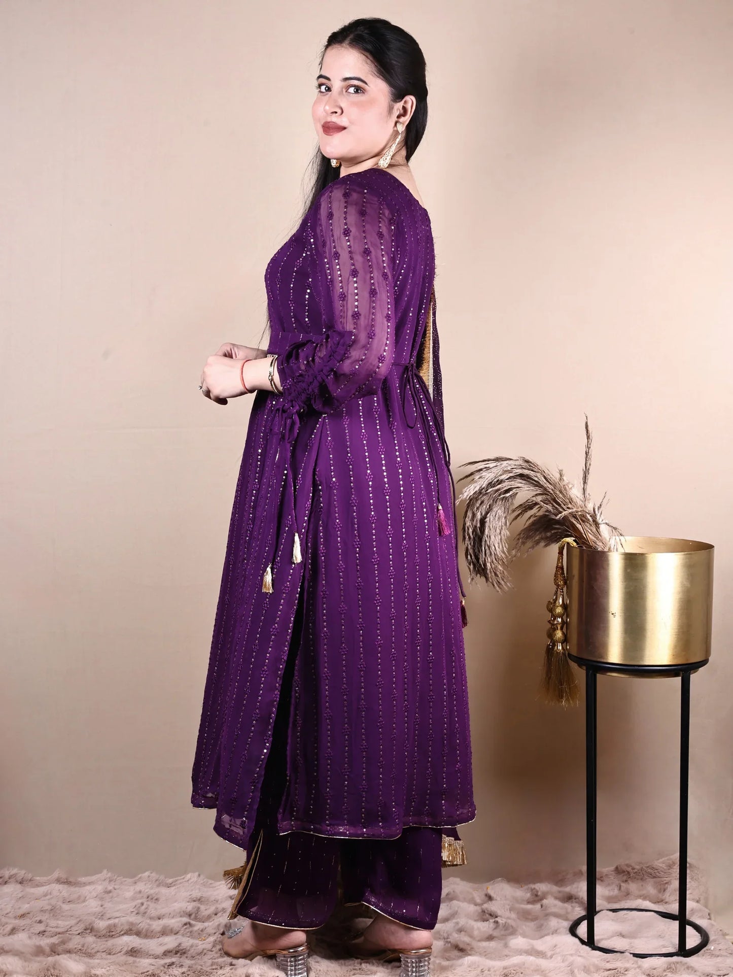 PURPLE SUIT SET - Silaye