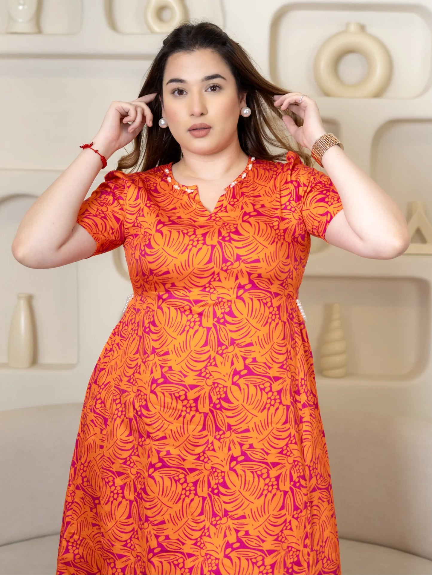 FIEREY FLORAL DRESS - Silaye