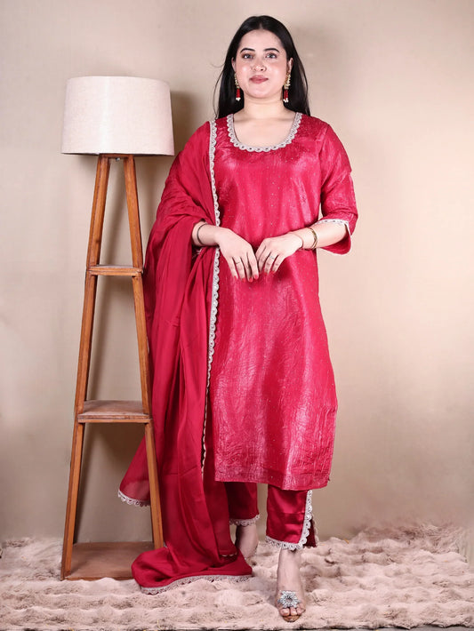 REDDISH SUIT SET - Silaye