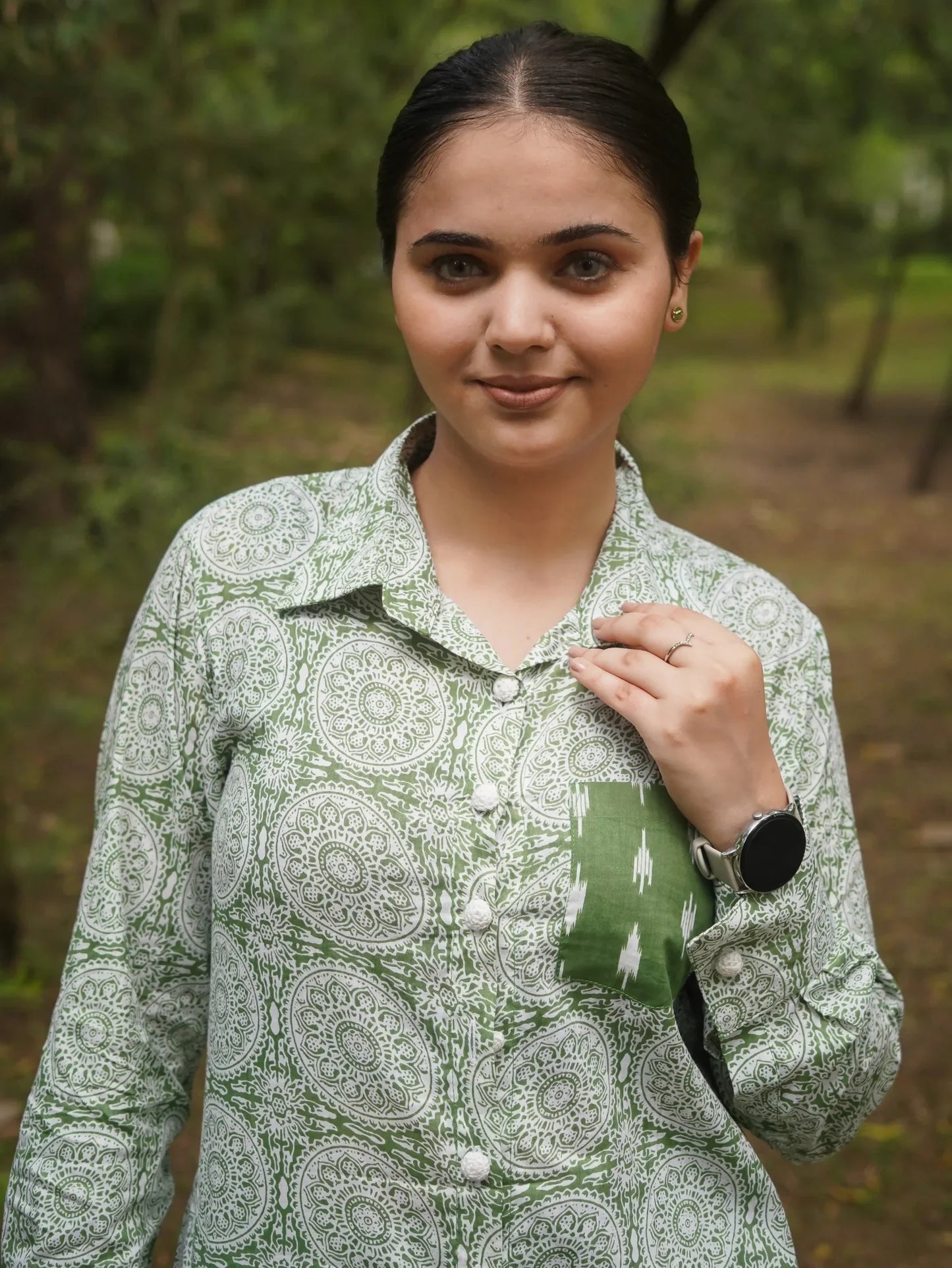 TROPHICAL GREEN CO–ORD SET - Silaye