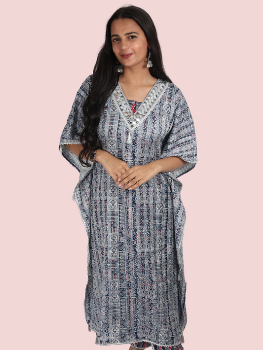 RAYON KAFTAN SET