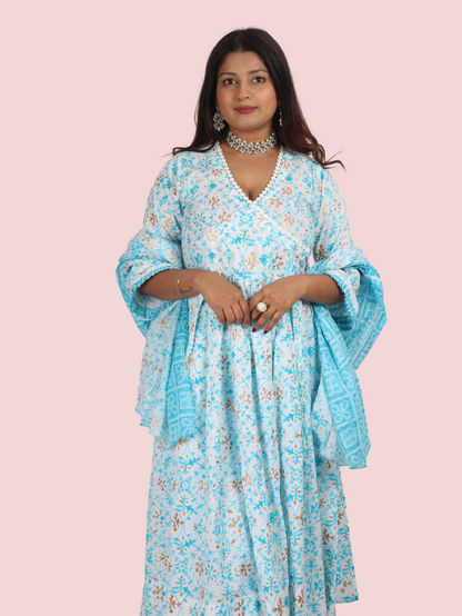 ANGRAKHA SKY BLUE SUIT SET