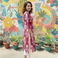 PINK  COTTON PRINT KURTA